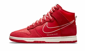 Nike Dunk High First Use University Red Nike Sequin Shoes