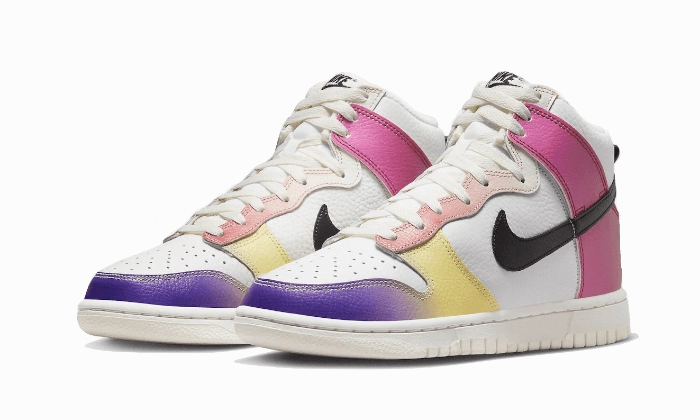 Nike Dunk High Multi-Color Gradient Nike Paris Shoes