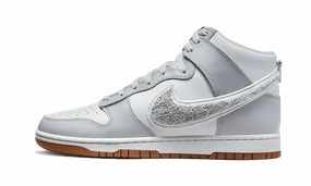 Nike Shoes For Infants Nike Dunk High Retro Chenille Swoosh White Grey