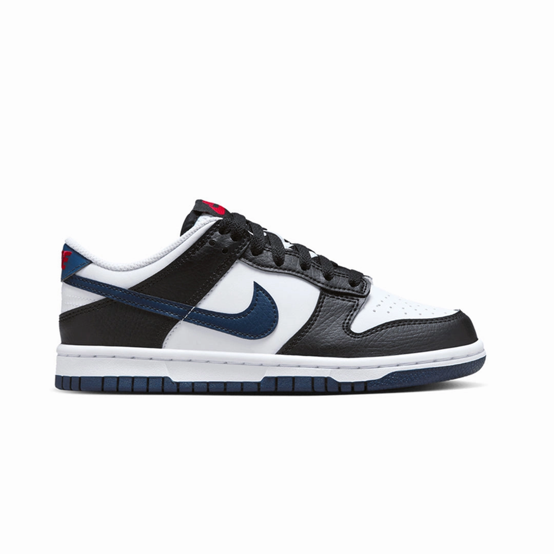 Basketball Shoes For Clearance Nike Dunk Low Black White Midnight Navy Sale