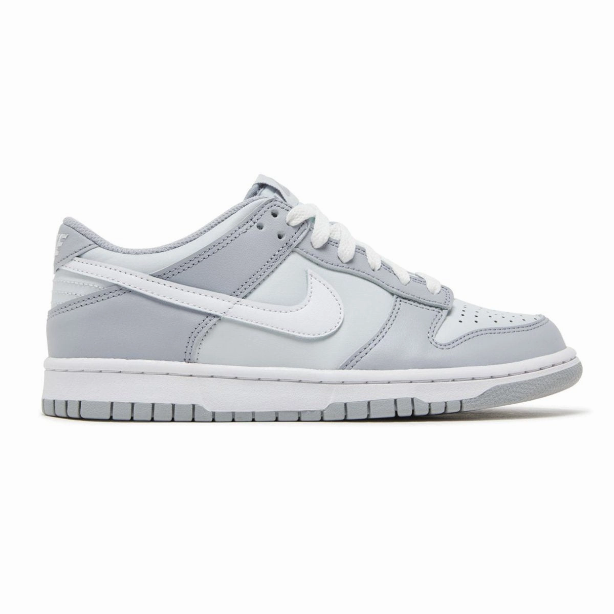 Leather Tennis Shoes Nike Nike Dunk Low GS Pure Platinum Two Tone Grey DH9765 001