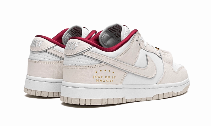 Customized Nike Shoes Nike Dunk Low Just Do It White Phantom