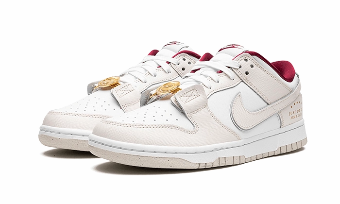 Minnesota Vikings Nike Shoes Nike Dunk Low Just Do It White Phantom