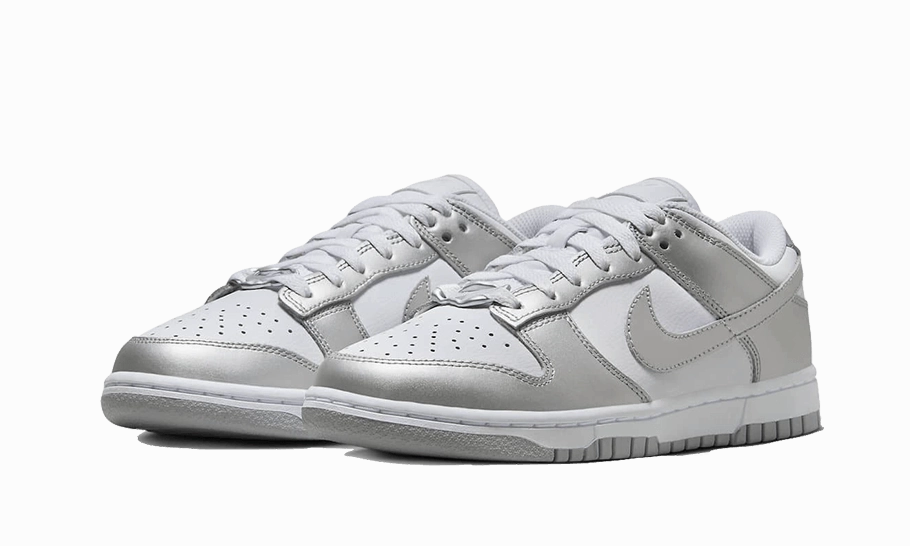 Nike Dunk Low Metallic Silver Nike Ja Shoe