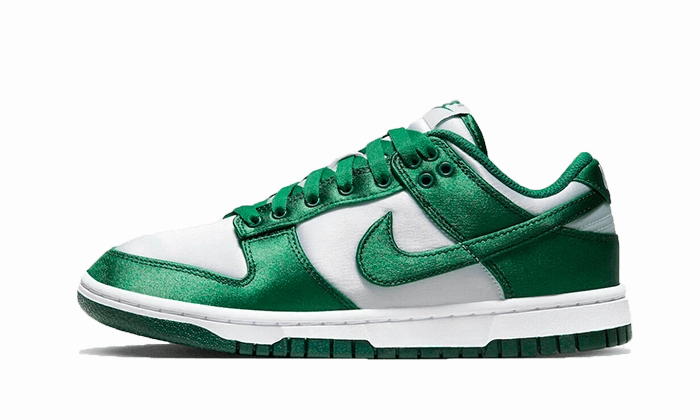 Nike Dunk Low Satin Green Basketball Shoes Nike High Top
