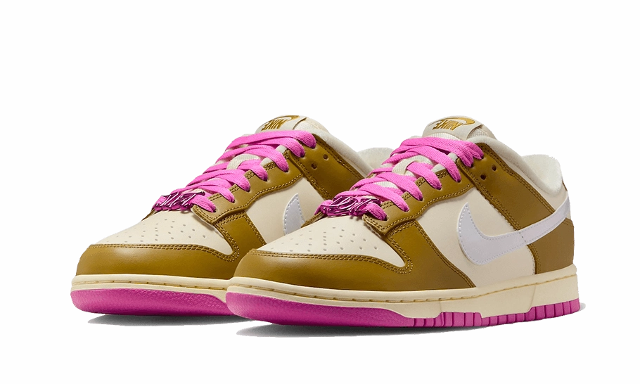 Nike Patent Leather Shoes Nike Dunk Low SE Bronzine Pink