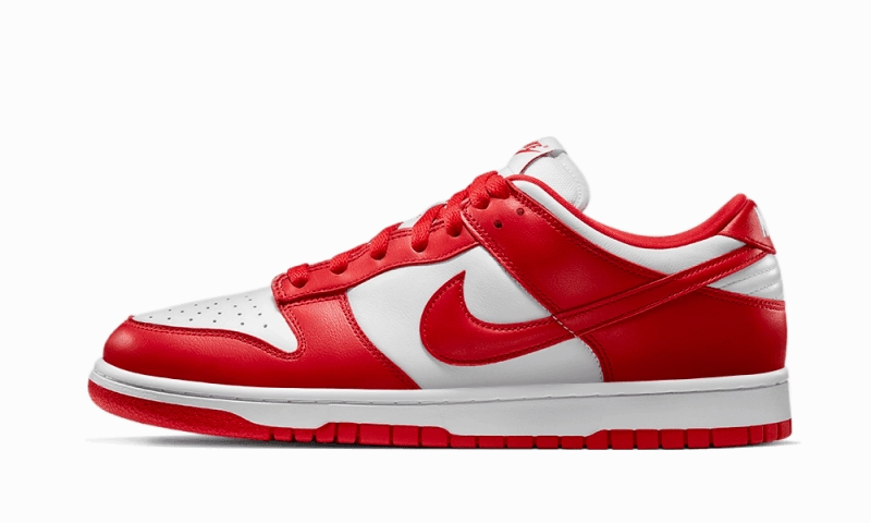 Nike Shoe Drawing Nike Dunk Low University Red