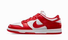 Nike Dunk Low University Red Nike Thick Sole Shoes