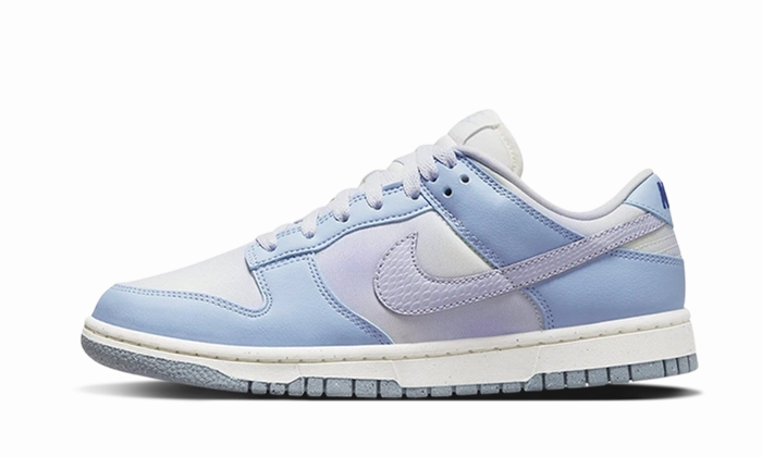 Nike Dunk Low White Blue Airbrush Nike Special Edition Shoes