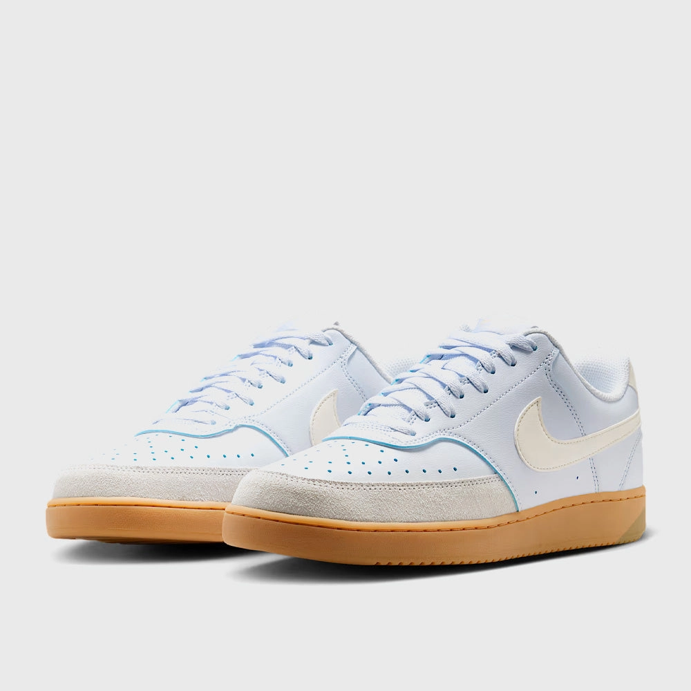 Nike Mens Court Vision Low Sneakers Blue Create Your Own Basketball Shoes