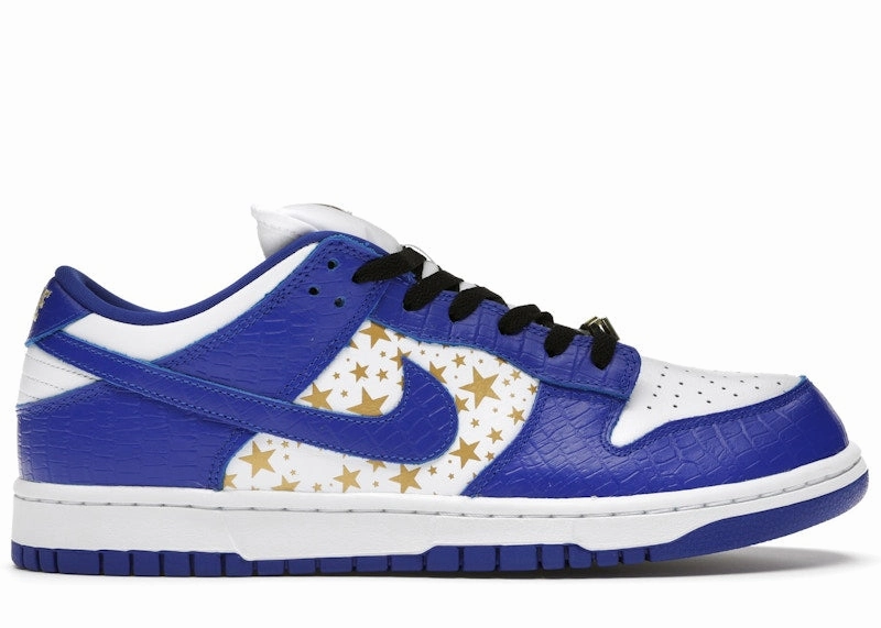 Nike Sb Dunk Low Supreme Stars Hyper Royal (2021) New Nike Shoes Coming Out