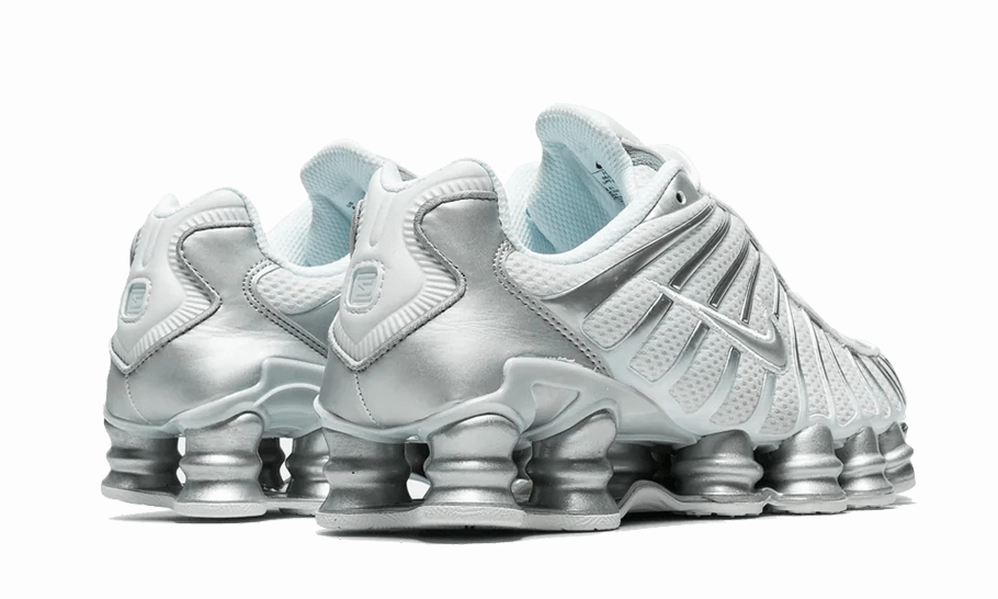 Clearance Nike Running Shoes Nike Shox TL White Chrome