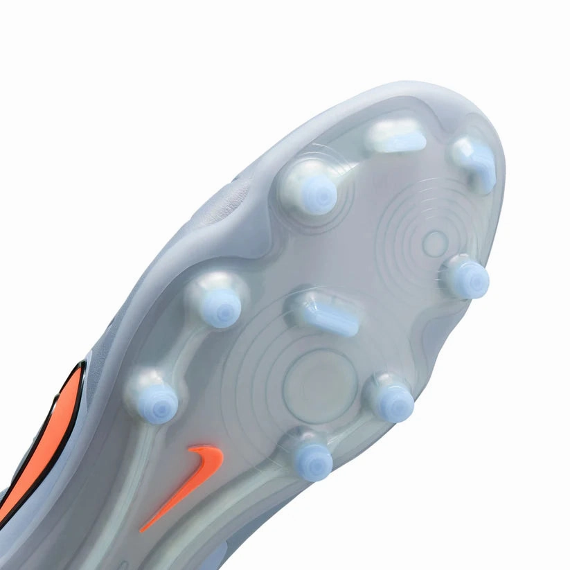 Nike Tiempo Legend 10 Elite FG Firm Ground Soccer Cleats -BLUE ECLIPSE/BLACK Wide Toe Soccer Cleats