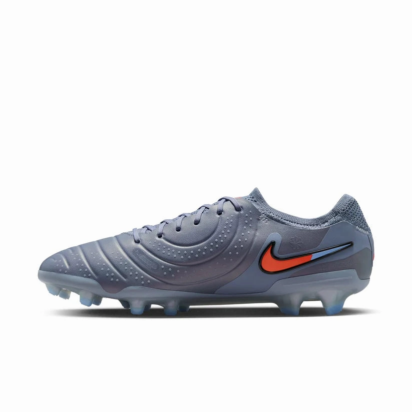 Soccer Cleats No Toe Spike Nike Tiempo Legend 10 Elite FG Firm Ground Soccer Cleats -BLUE ECLIPSE/BLACK