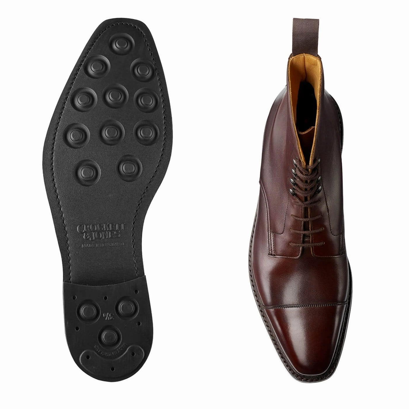 Northcote Dark Brown Wax Calf Tie Up Shoe Laces