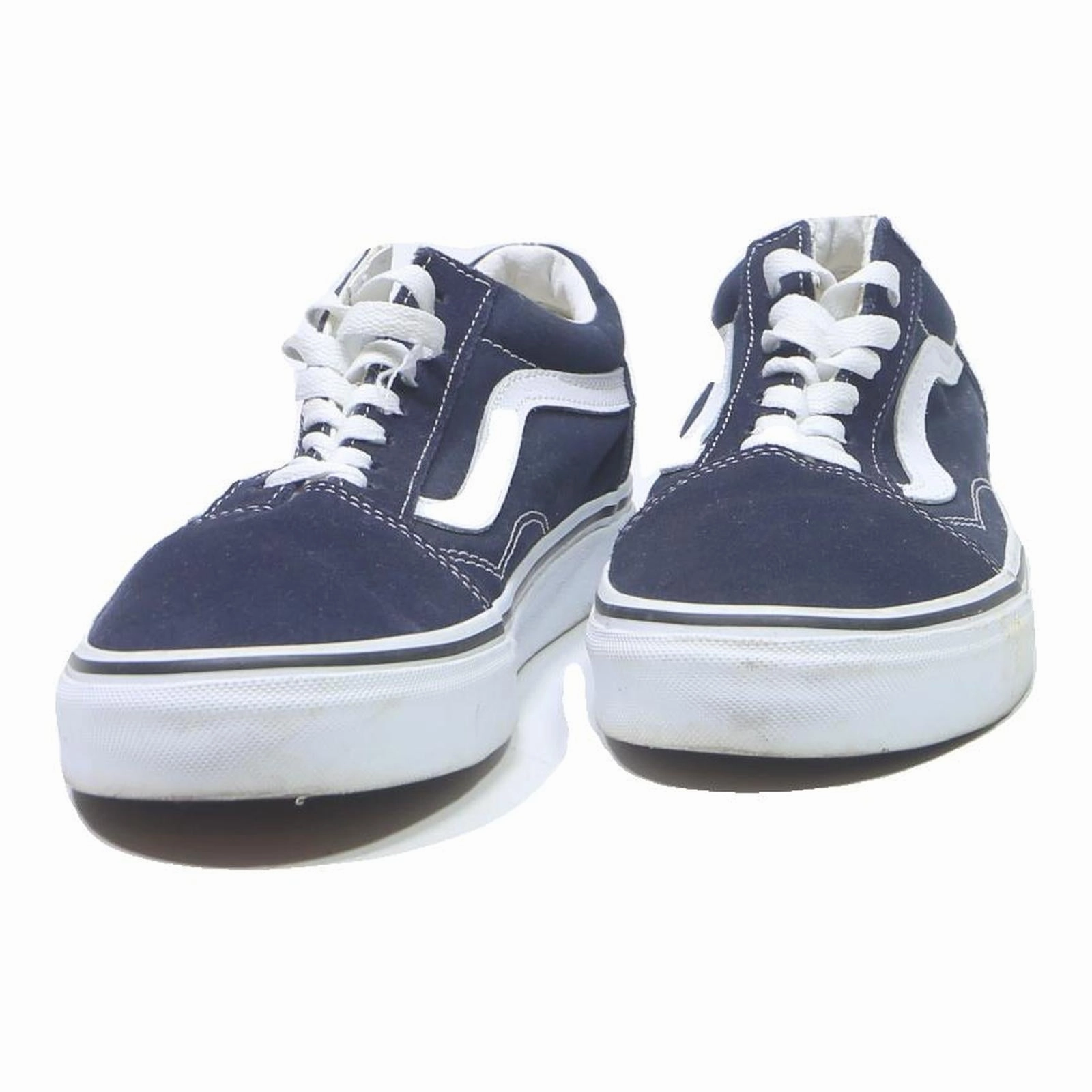 Casual Formal VANS Old Skool Mens Low Top Trainers Canvas Navy Blue UK 7 Skate Shoes