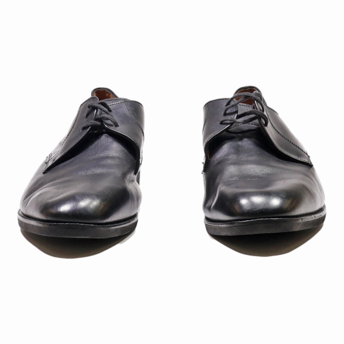 CLERGET Oxford Shoes Black Leather Mens UK 7 Shoe Store Oxford