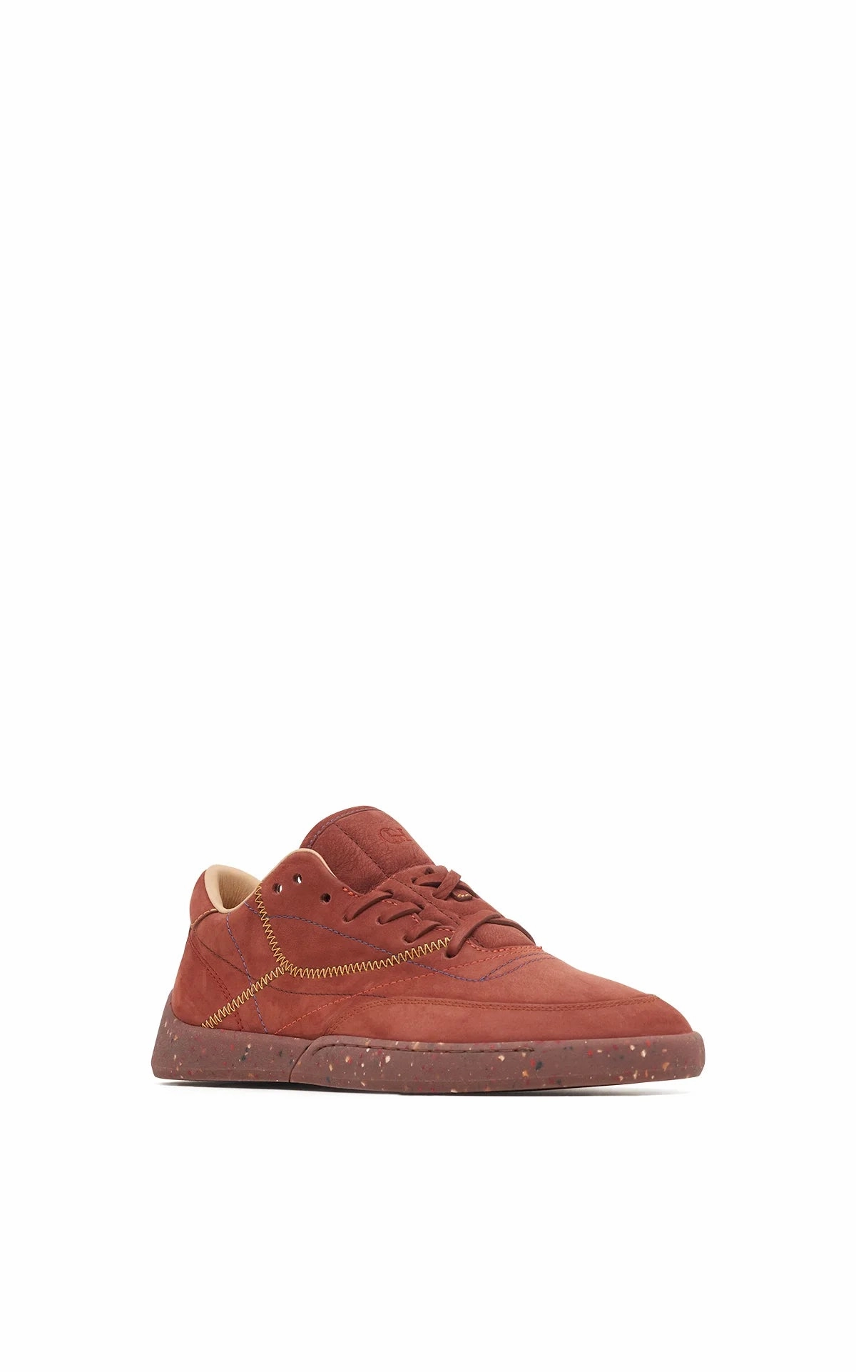 Slip Ons With Socks Ohio Slip-on Sneaker in Burnt Sienna Nubuck