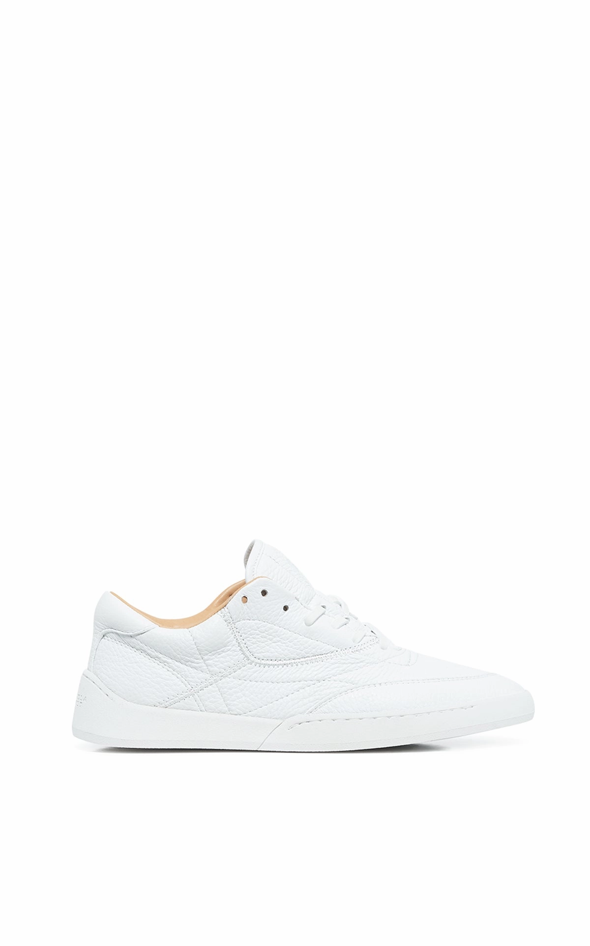 Espadrille Slip-on Ohio Slip-on Sneaker in White Textured Leather