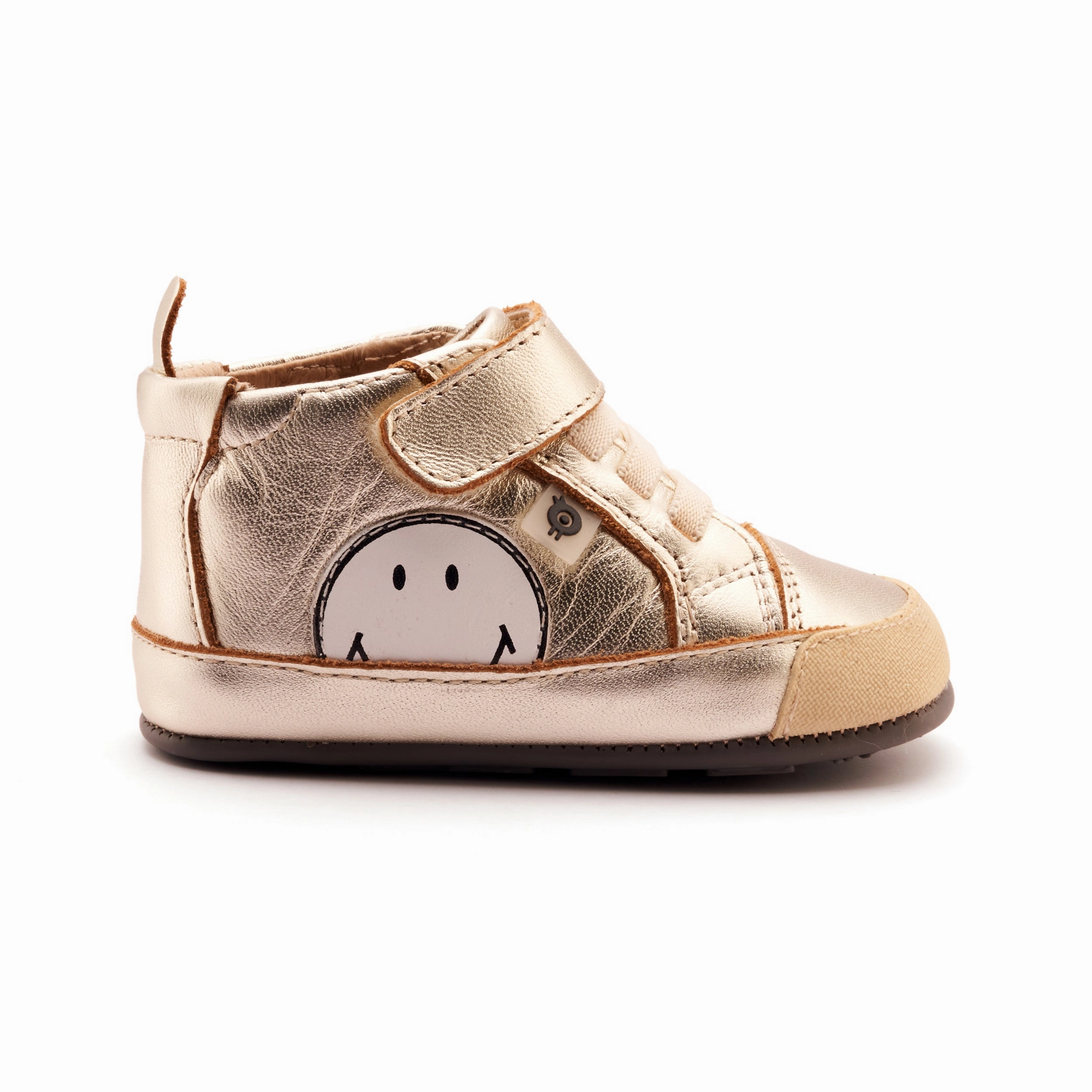 Santana Snow Boots Old Soles Girl's and Boys Super Smile Casual Shoes - Gold / Snow