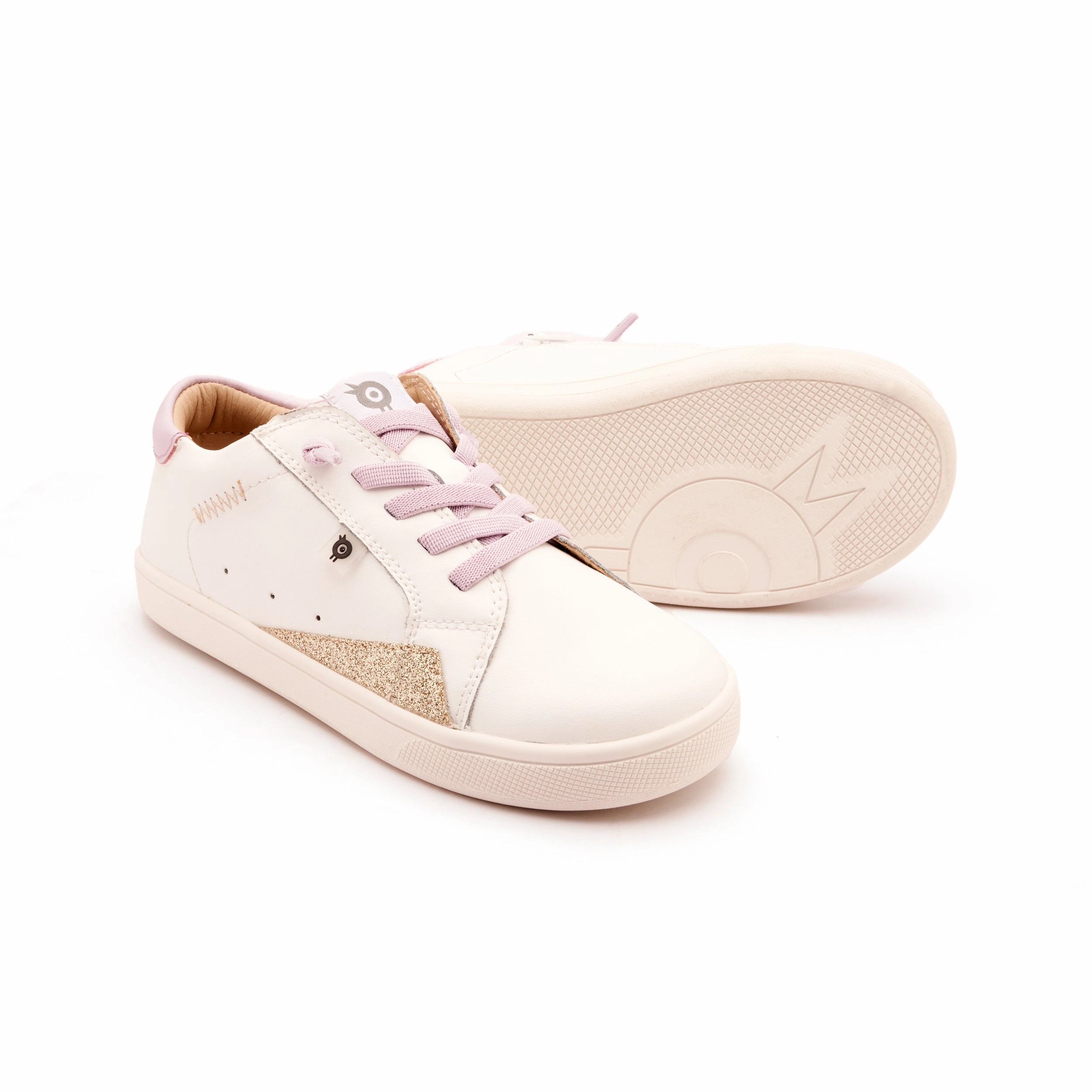 Snow Boots For Flat Feet Old Soles Girl's Blade Runner Casual Shoes - Snow / Lilium / Glam Gold