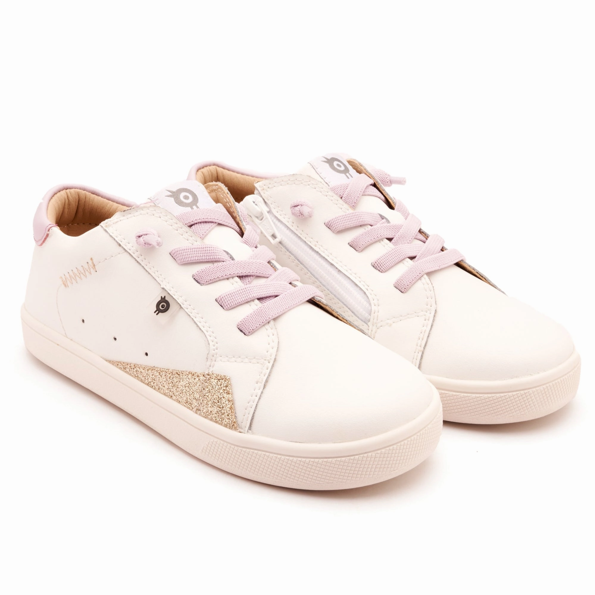 Swedish Snow Boots Old Soles Girl's Blade Runner Casual Shoes - Snow / Lilium / Glam Gold