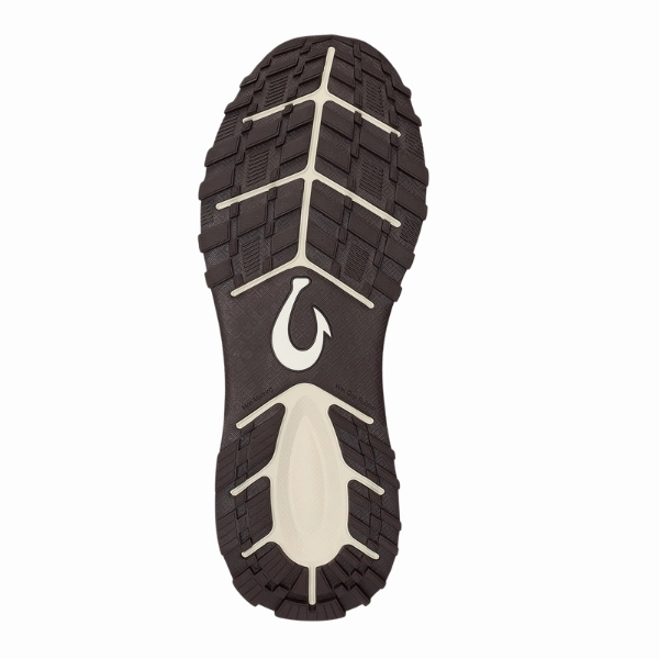 Olukai Men's Makiki White Trail Running Shoes Snow