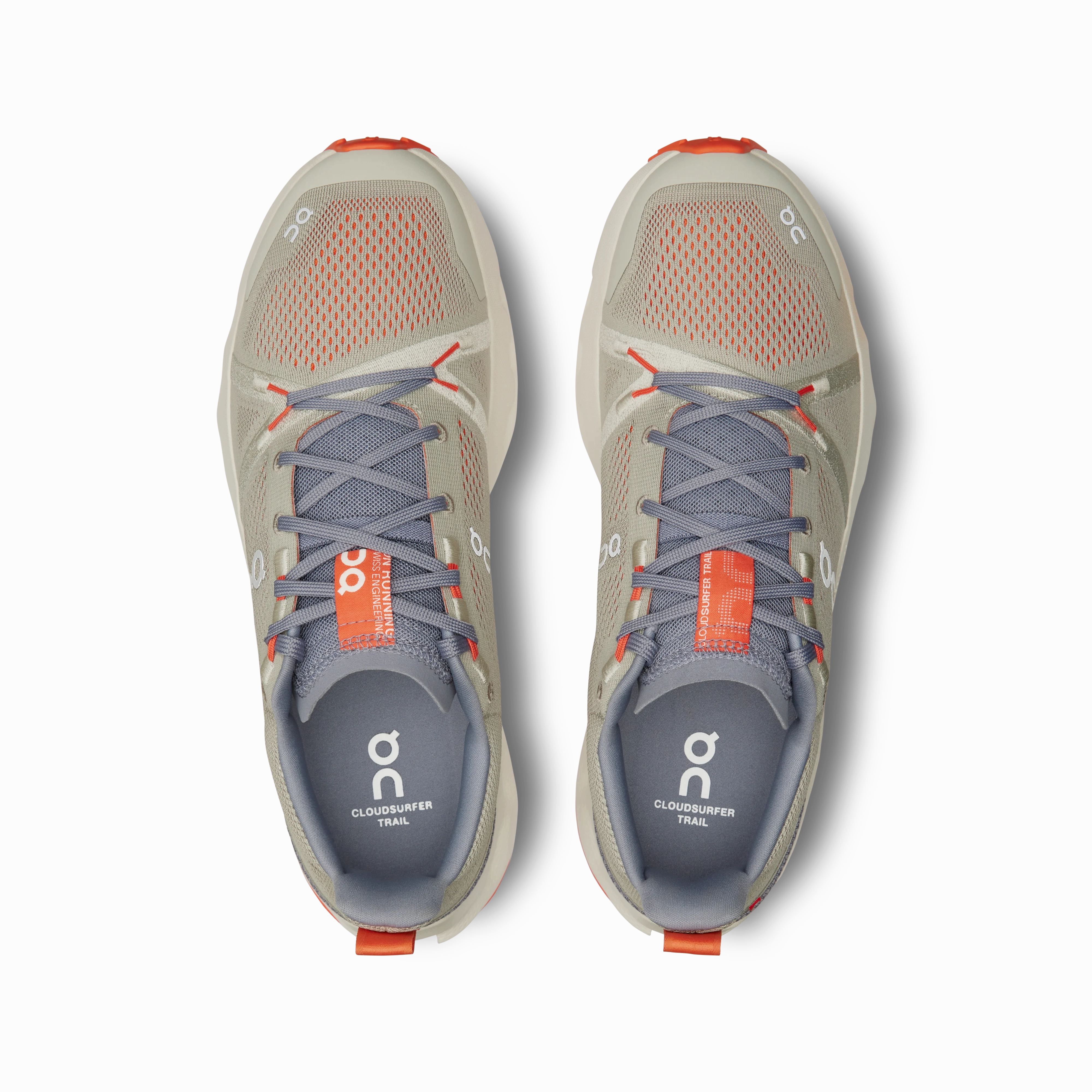 Best Shoes For Road And Trail On Cloudsurfer Trail | Fossil / Ivory | Mens