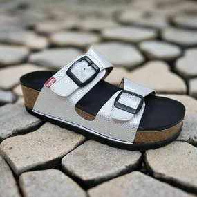 ON FOOT - Naoshima in Starlight Sliver Leather Mary Jane Shoes Sydney