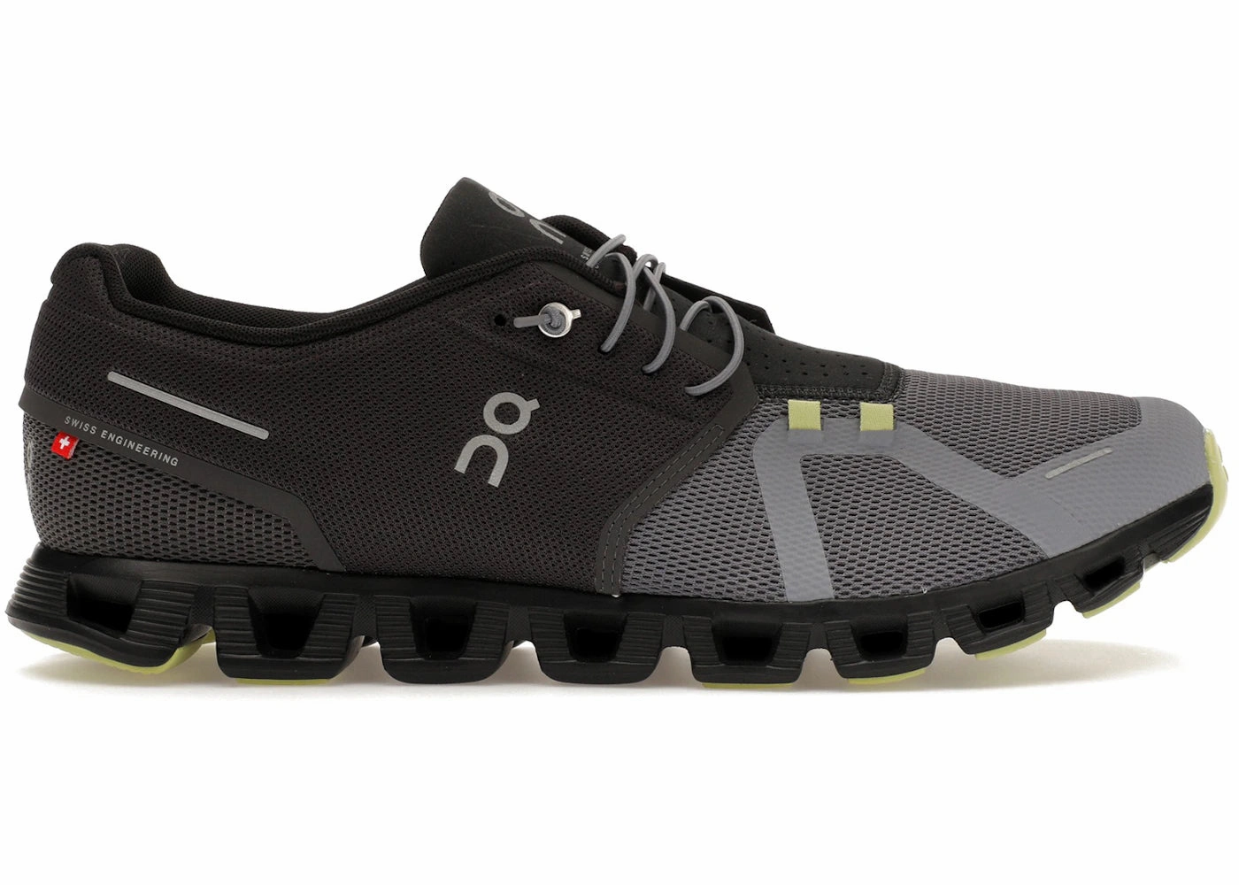 On Running Cloud 5 Magnet Fossil Running Shoes Lace Up