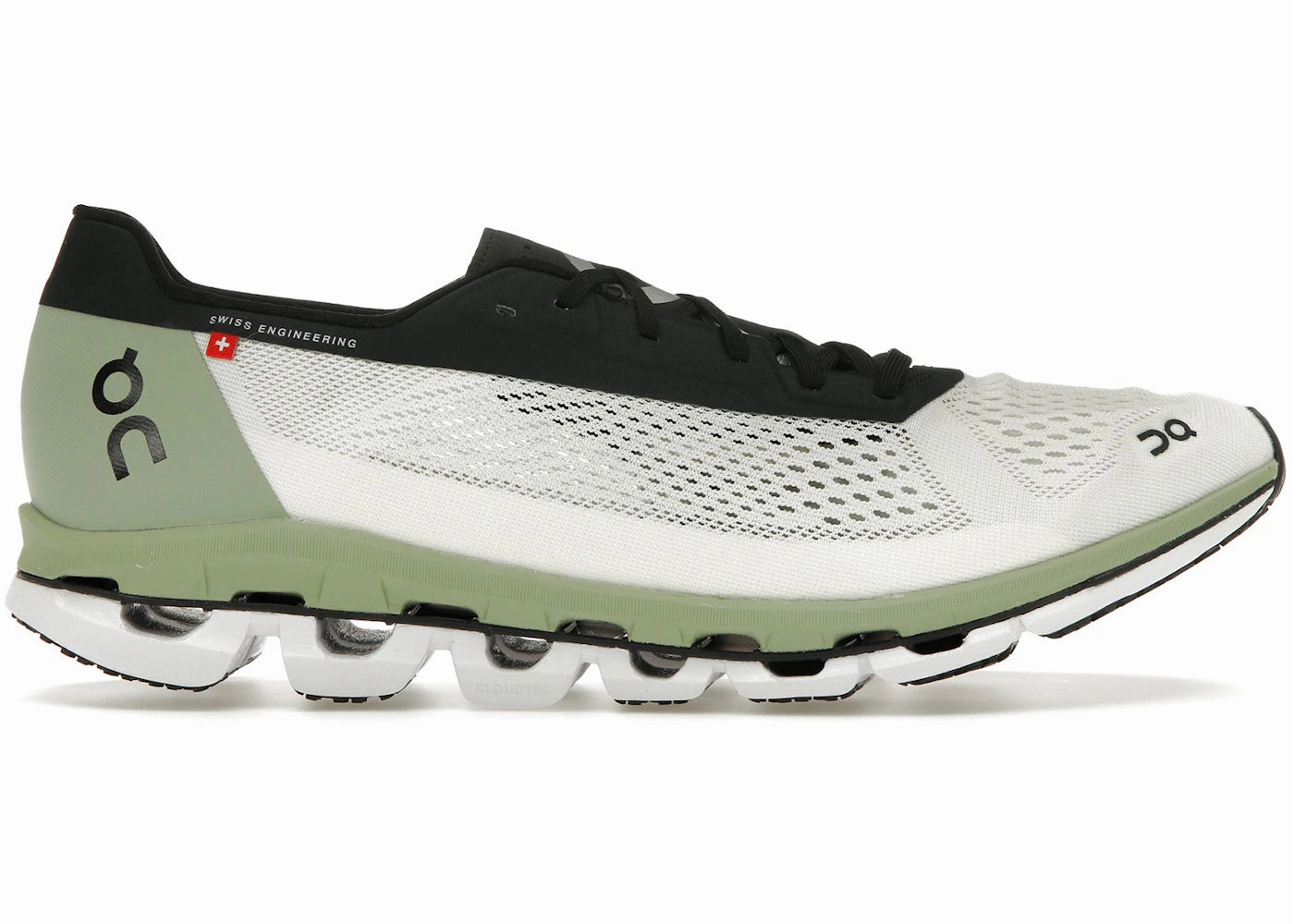 Walking With Running Shoes On Running Cloudboom White Black