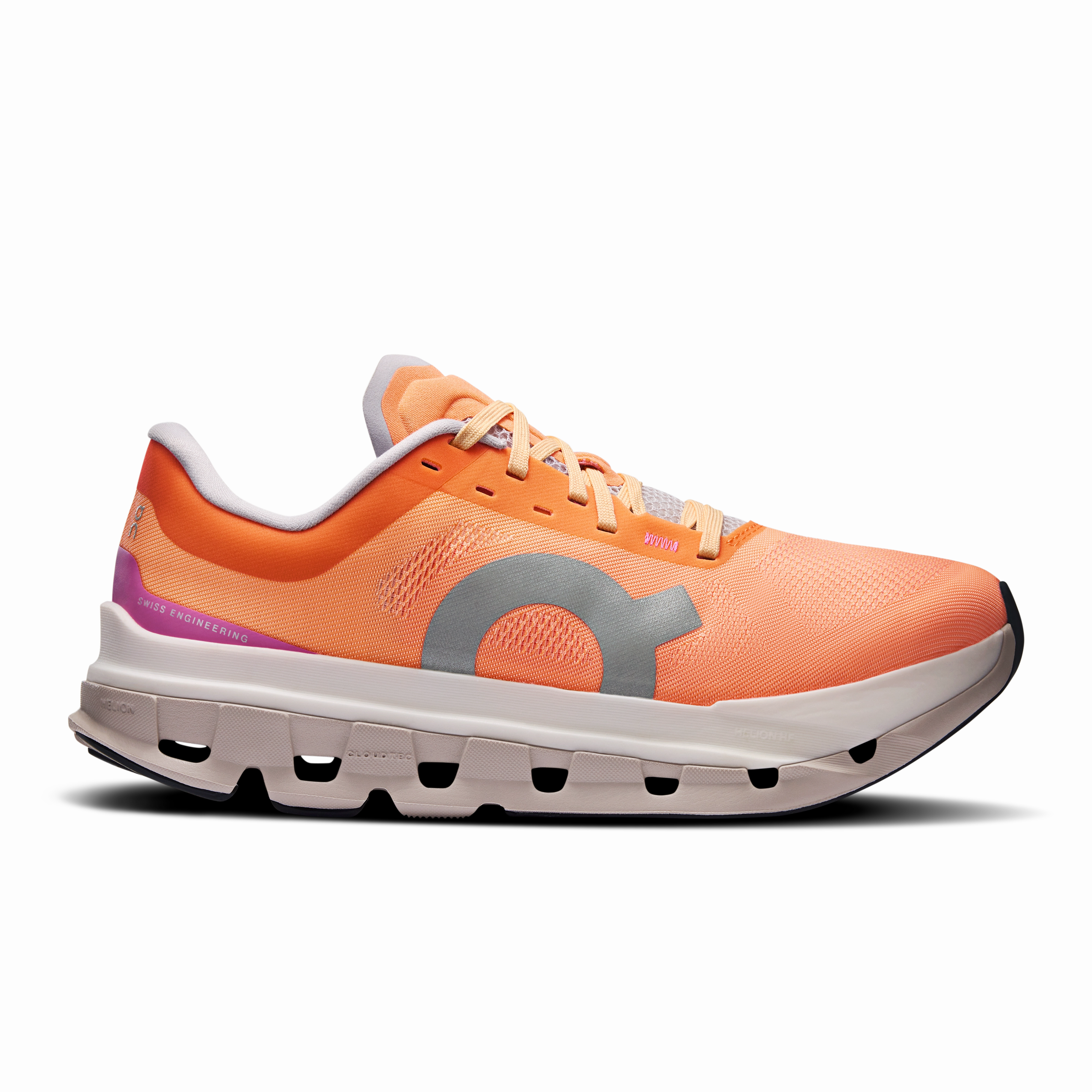 On Running Cloudflow 5 Tangerine Silver (Women'S) Pr7 Training Shoe