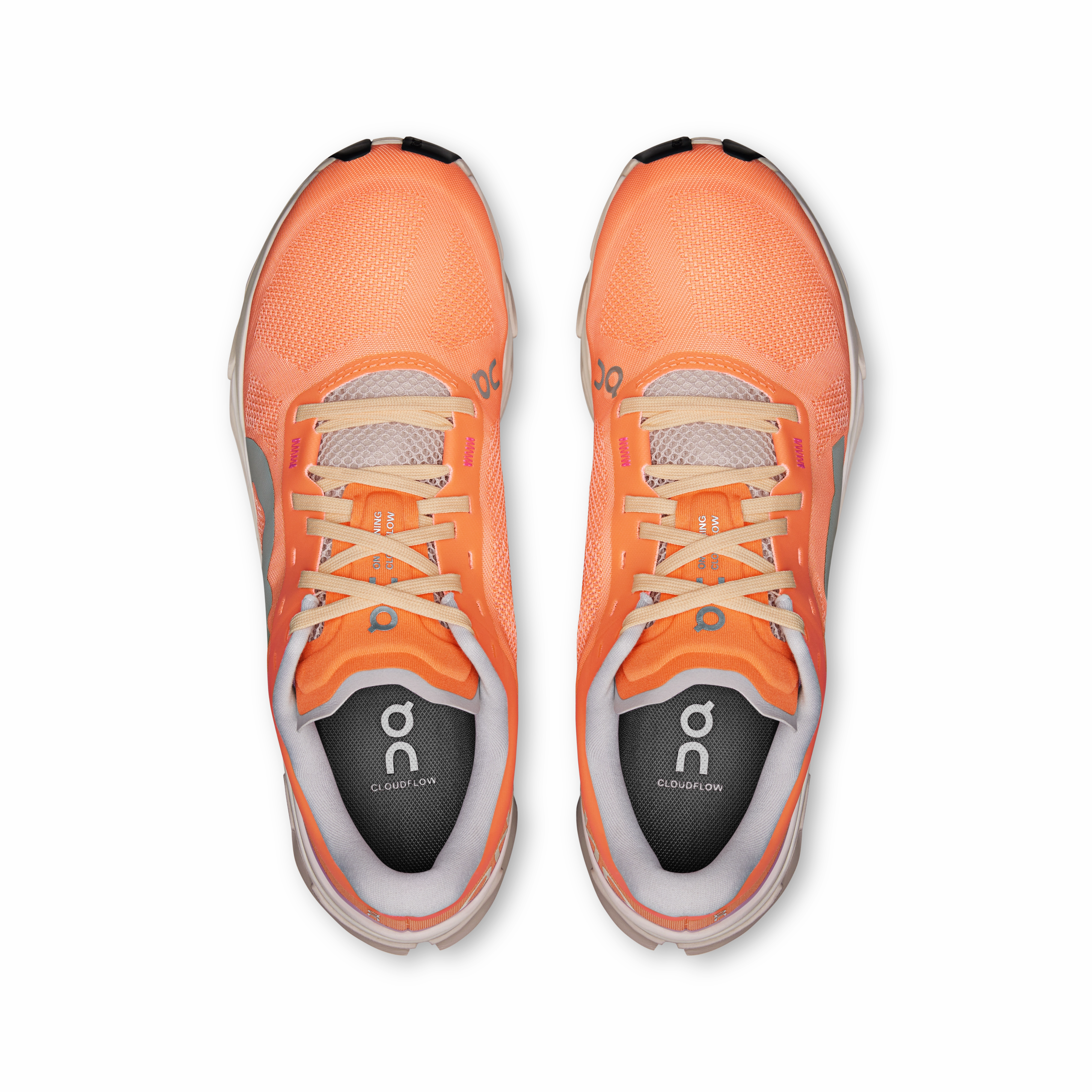 On Running Cloudflow 5 Tangerine Silver (Women'S) Best Shoes For Training And Walking