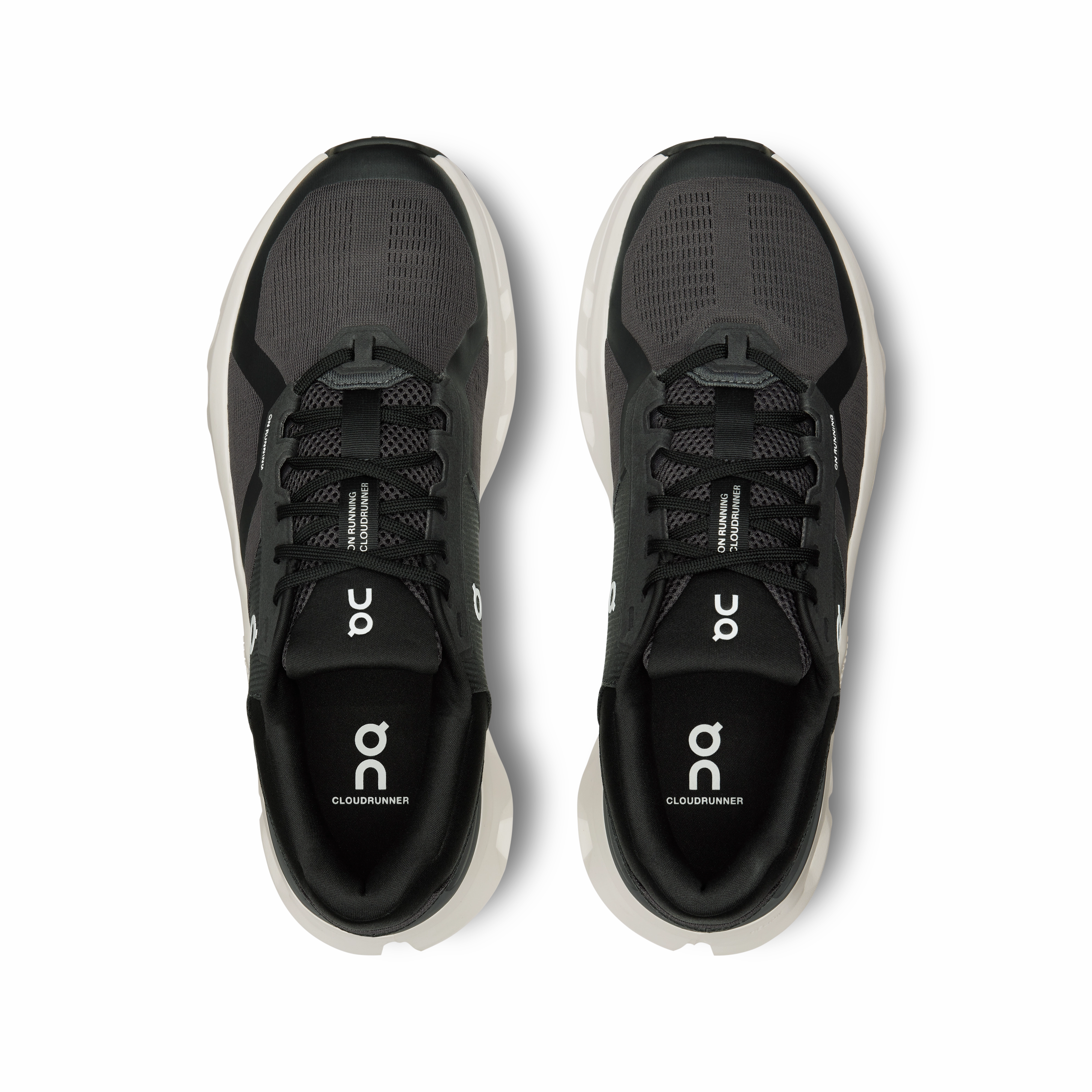 On Running Cloudrunner 2 Eclipse Black Running Shoes For Flat Feet