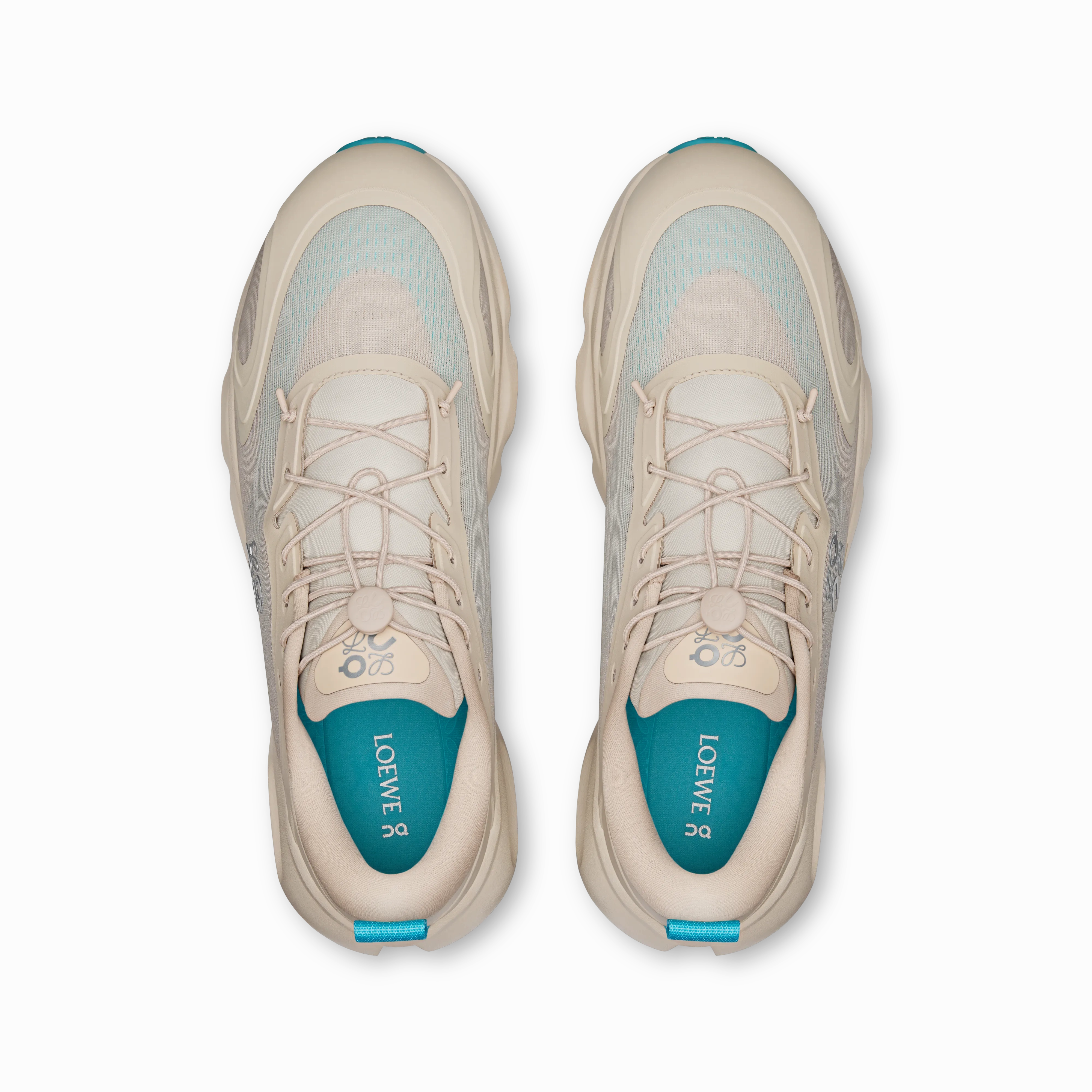 On Running Cloudsolo LOEWE Sand | Turquoise Ua Surge 4 Running Shoes