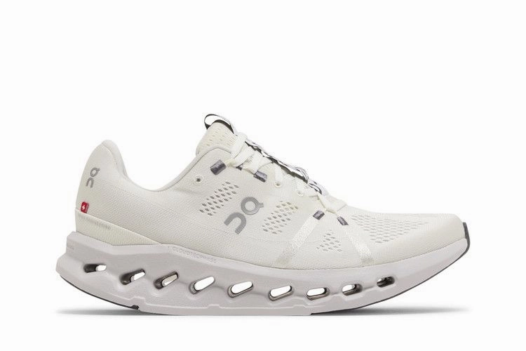 On Running Cloudsurfer White Frost Running In Walking Shoes