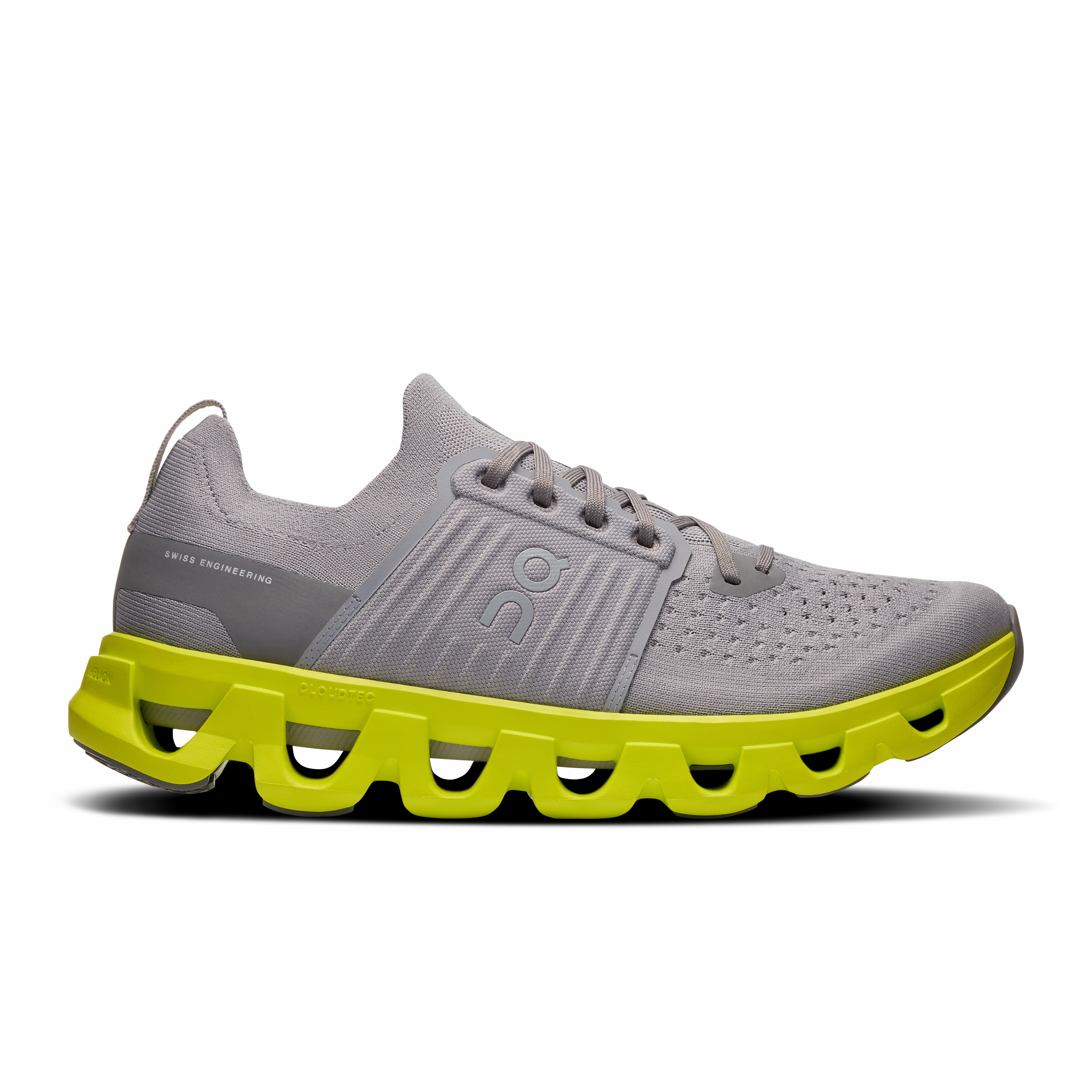 On Running Cloudswift 4 Alloy Lime Running Shoes With Sock