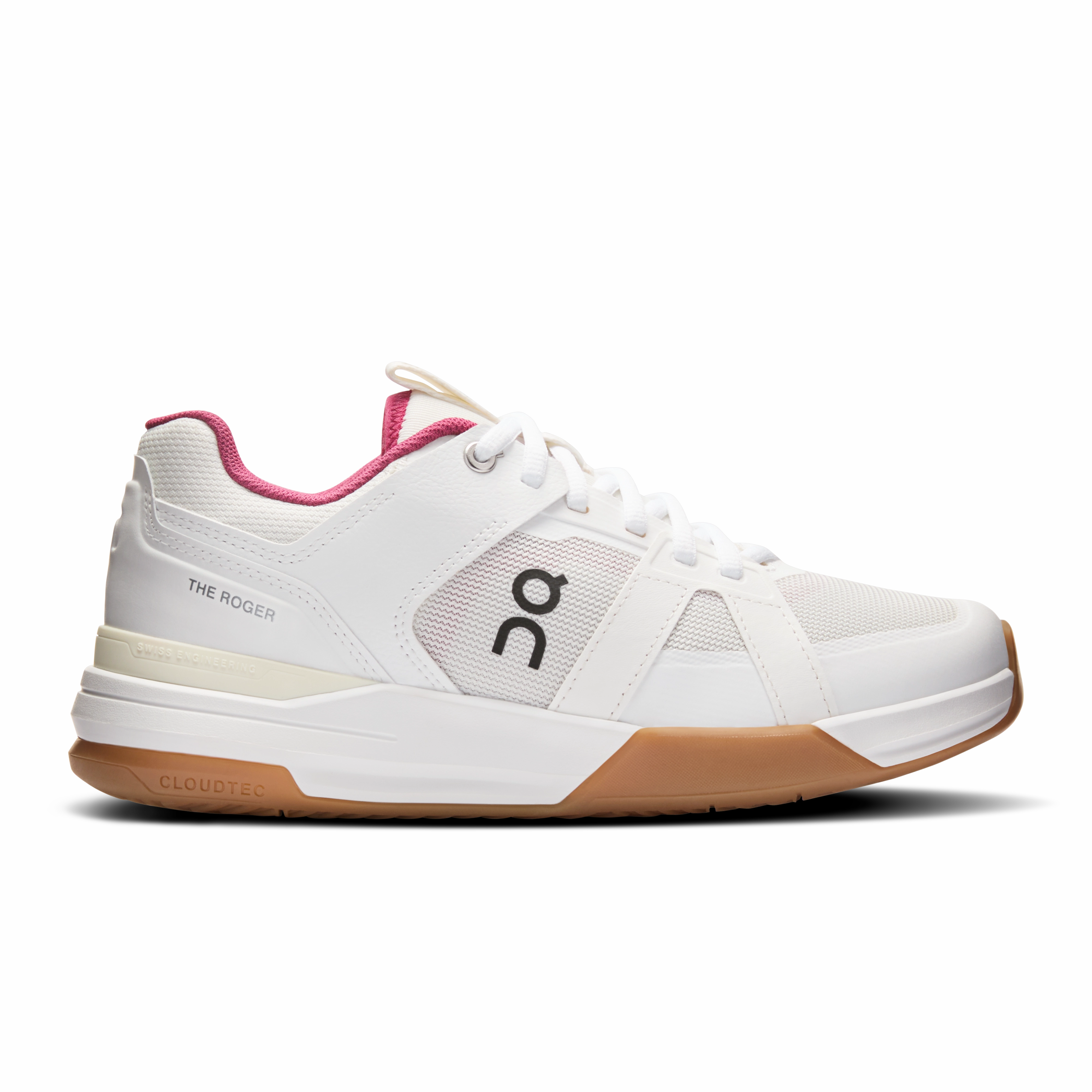 Hibbett Tennis Shoes On Running The Roger Clubhouse Pro Ivory Grenadine (Women'S)