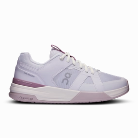 On Running The Roger Clubhouse Pro Lavender Fade (Women'S) Black Leather Tennis Shoes