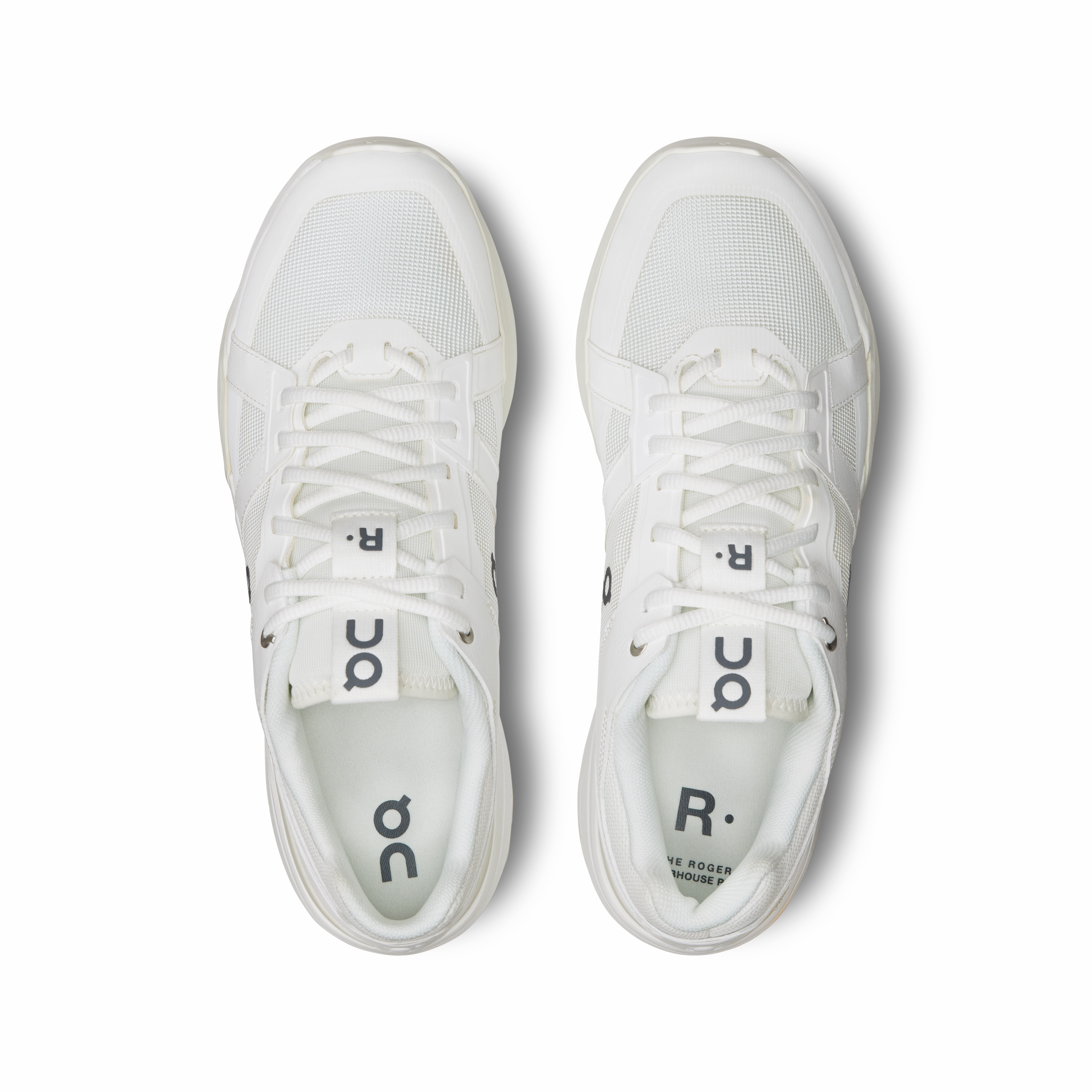 On Running The Roger Clubhouse Pro White Ice Yellow Tennis Shoe
