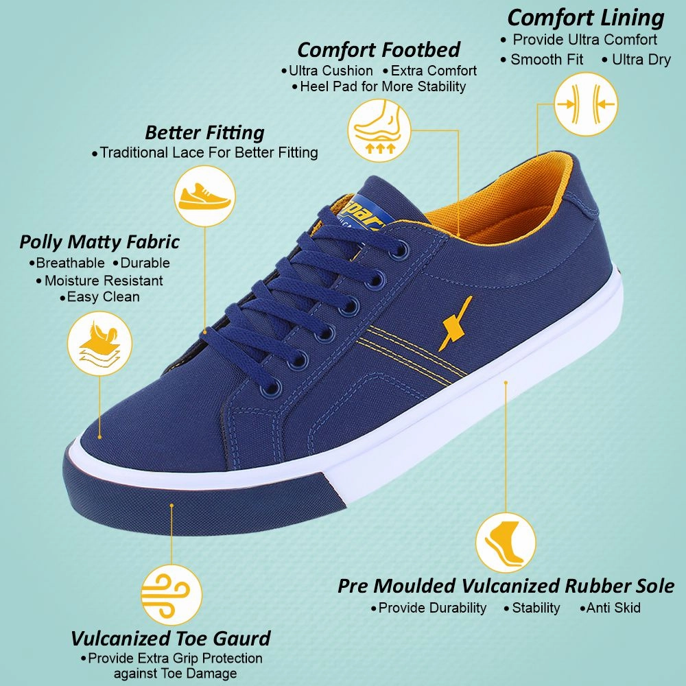 Casual Shoes for Men SM 671 Court Legacy Canvas Casual Shoes