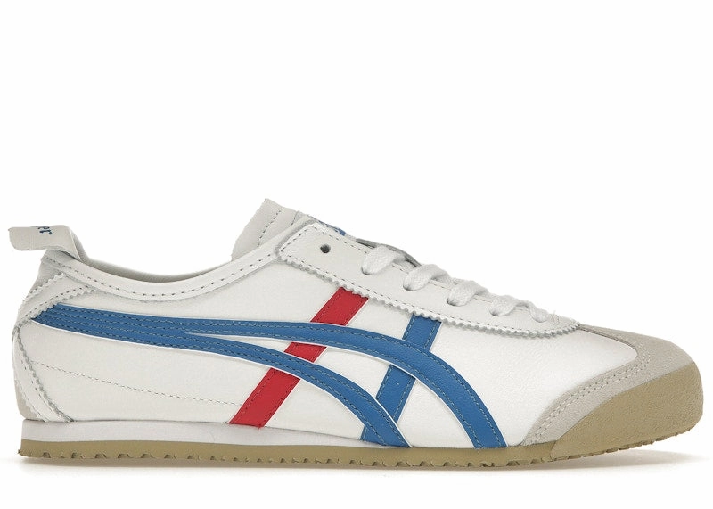 Onitsuka Tiger Mexico 66 White Blue Red Best Gym Trainer Shoes
