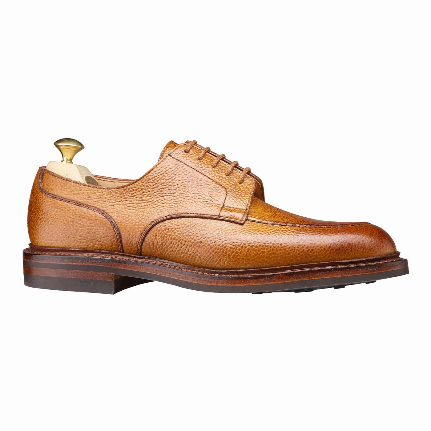 Ballet Flats Lace Up Shoes Onslow 3 Beige Scotch Grain