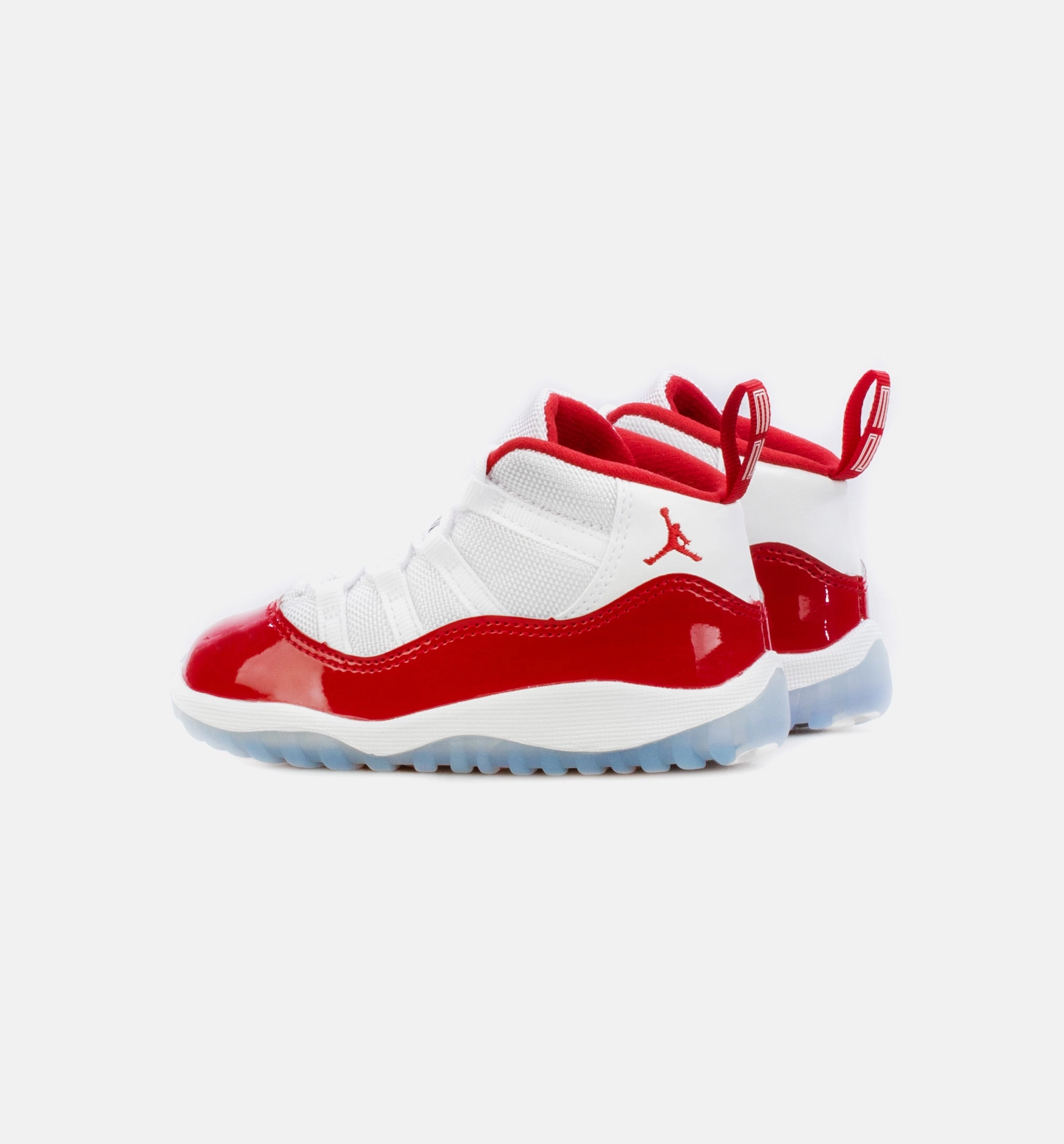Best Basketball Shoes With Straps Air Jordan 11 Retro Infant Toddler Lifestyle Shoe - White/Red