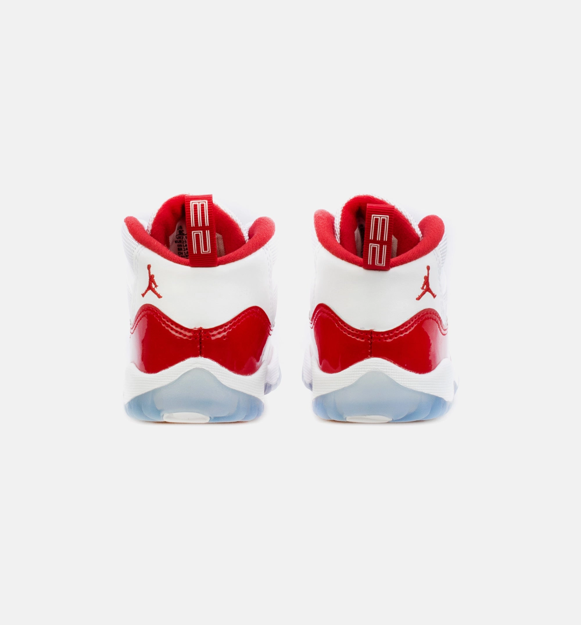 Air Jordan 11 Retro Infant Toddler Lifestyle Shoe - White/Red Immortality 2 Basketball