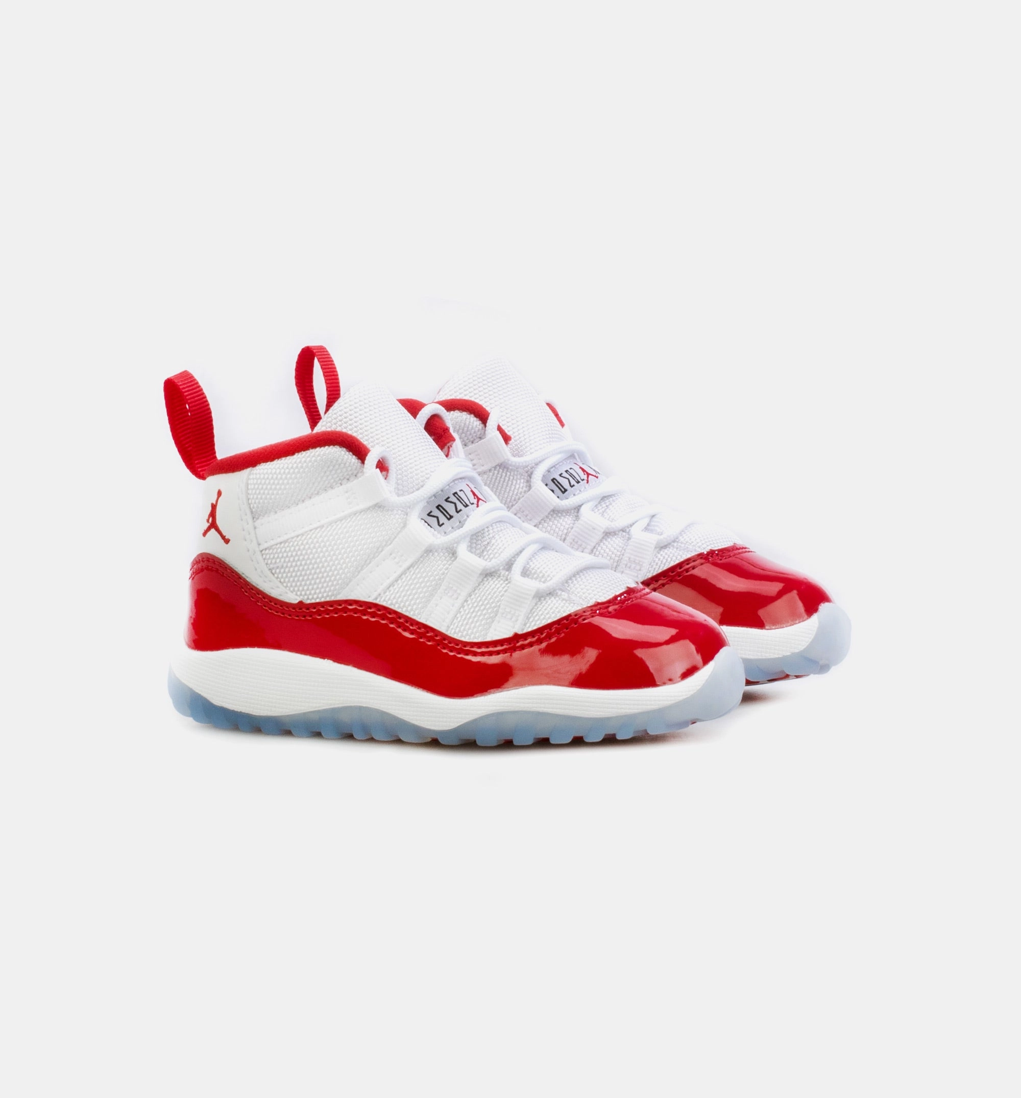 Air Jordan 11 Retro Infant Toddler Lifestyle Shoe - White/Red Retro 5 Basketball Shoes