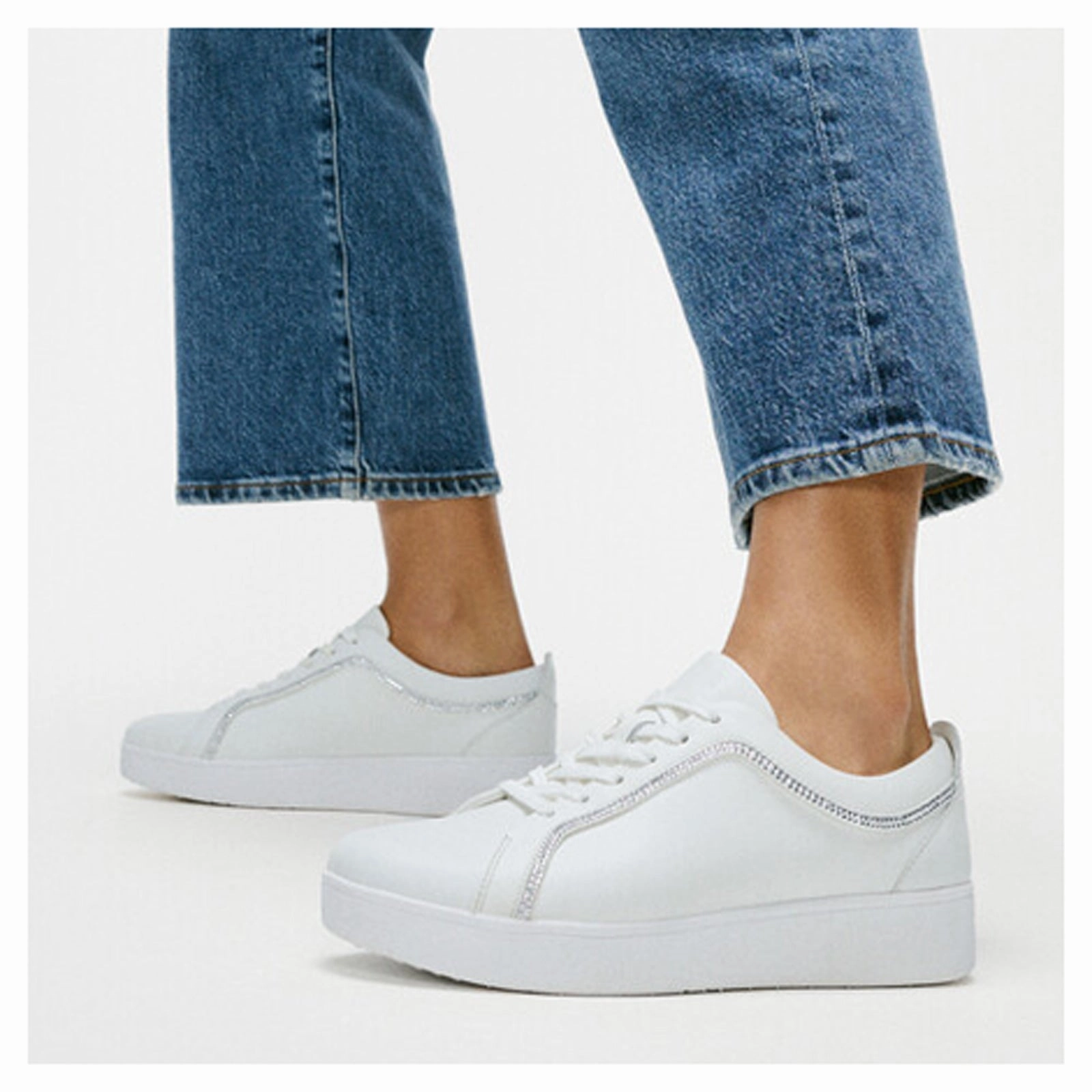 Women's FitFlop, Rally Crystal Sneaker Tennis Shoes Vs Gym Shoes