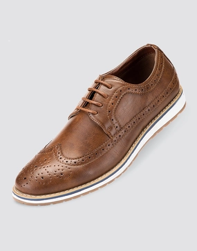 Royal Oxford Ornate Wingtip Casual Oxford Shoes
