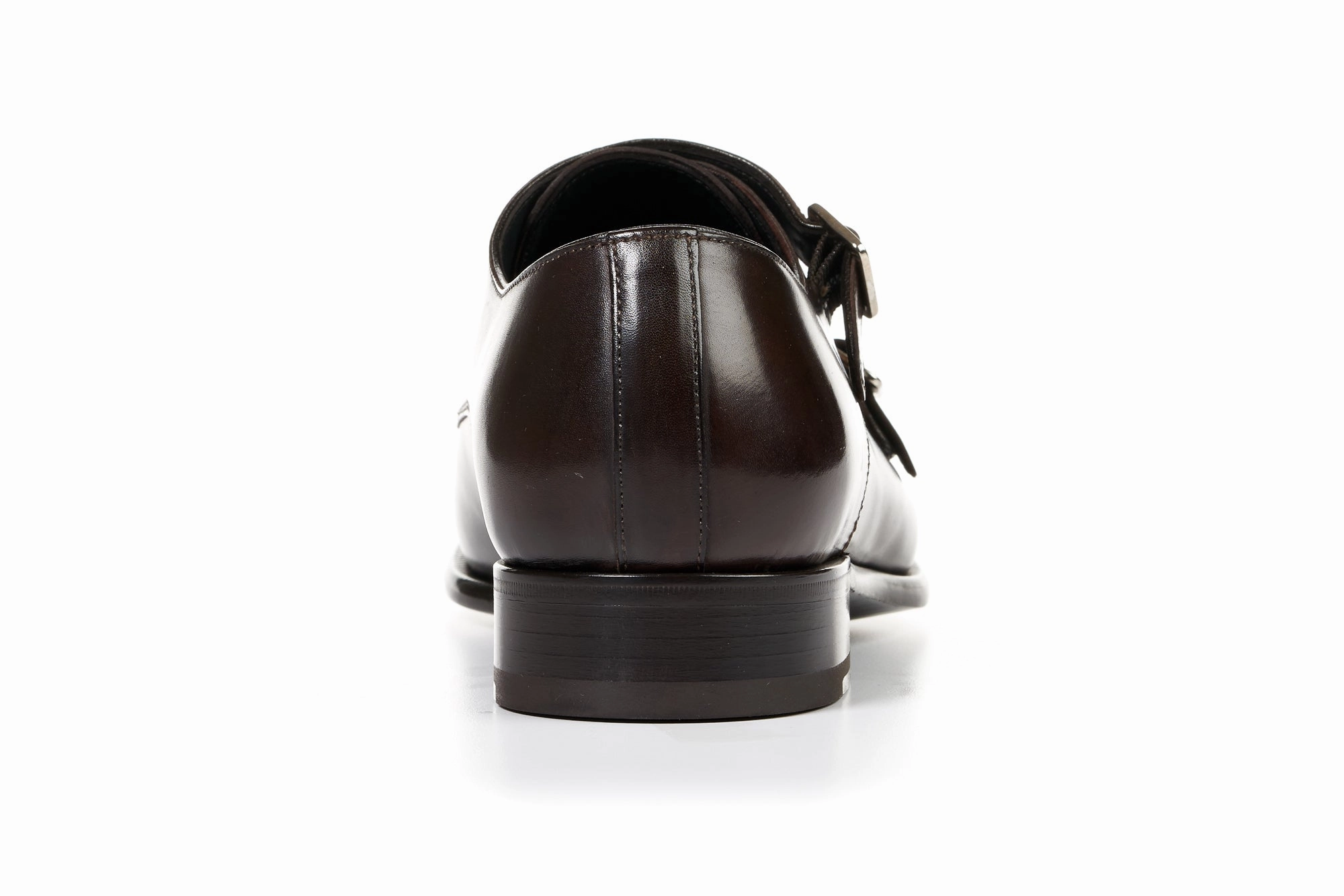 Tan Coloured Brogues The Poitier Double Monk Strap - Chocolate