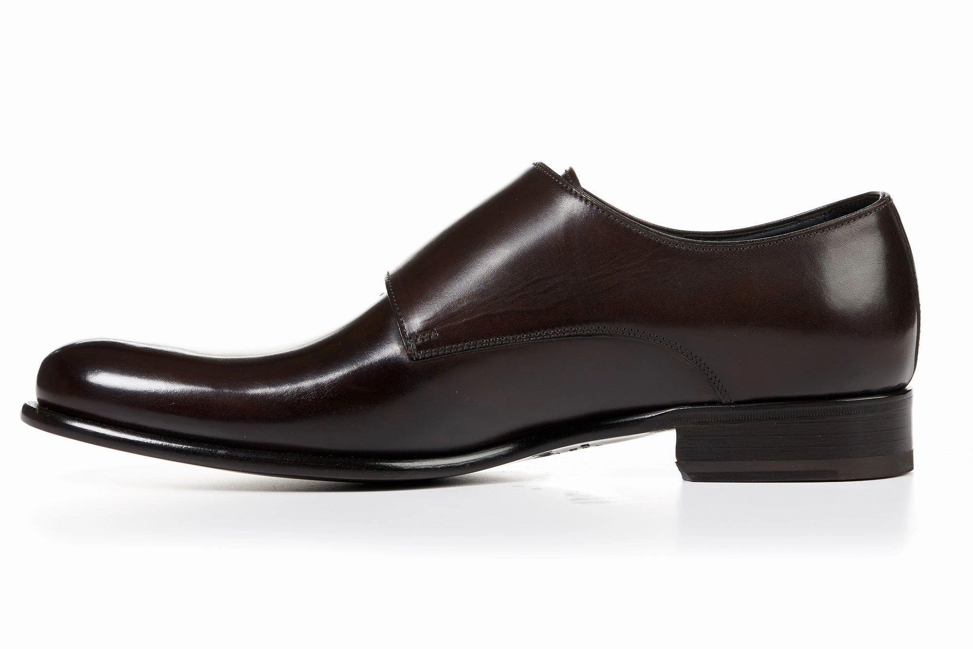 The Poitier Double Monk Strap - Chocolate Brogues Wide Fit